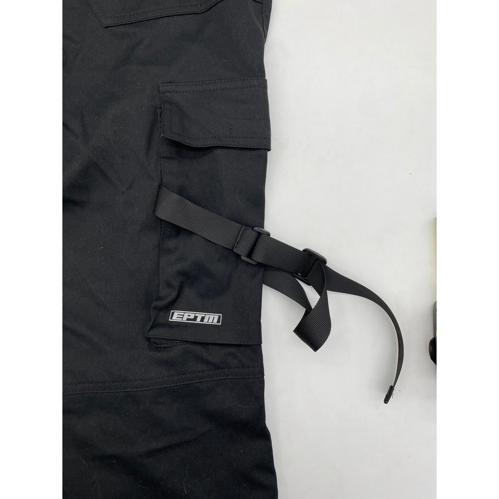 EPTM Black Cargo Pants Mens XL-36 Tactical Techwear Streetwear Style 9367 - Picture 9 of 11